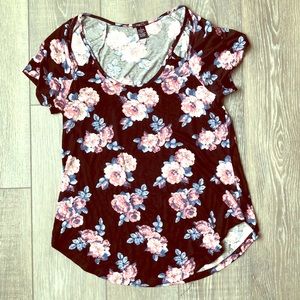 Floral cotton top